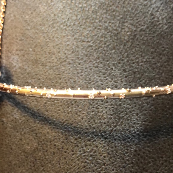 NWT Kendra Scott Amber Choker rose gold necklace - Picture 5 of 5